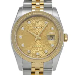 ROLEX DATEJUST 116233G D NUMBER (MANUFACTURED AROUND 2005) MEN'S WATCH G0423