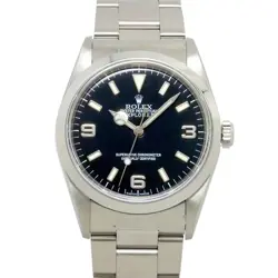 ROLEX EXPLORER I 14270 SERIAL P AUTOMATIC BLACK DIAL MENS WATCH 90269333
