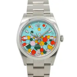 ROLEX OYSTER PERPETUAL 126000 AUTOMATIC CELEBRATION DIAL MENS WATCH 90243534
