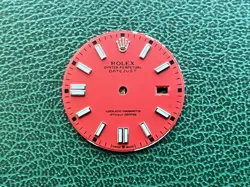 ROLEX DATEJUST 36MM CUSTOM RED DIAL REF. 126200 126234 - OC#1390