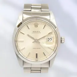 ROLEX OYSTER DATE PRECISION 6694 1971 MEN'S HAND-WOUND SS WATCH USED