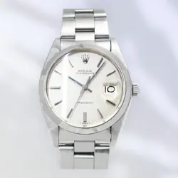 ROLEX OYSTER DATE PRECISION 6694 666 MEN'S MANUAL WATCH SILVER 80S USED