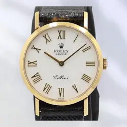 ROLEX CELLINI 4109 18K WHITE HAND-WOUND DEADSTOCK CONDITION