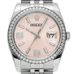 ROLEX DATEJUST 116244 G NUMBER (MANUFACTURED AROUND 2010) MEN'S WATCH G0423