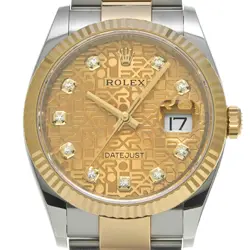 ROLEX DATEJUST 36 126233G RANDOM SERIAL MEN'S WATCH FROM JAPAN G0423