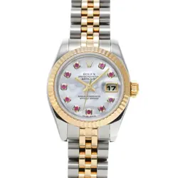 ROLEX DATEJUST 179173NGR F NUMBER (MANUFACTURED AROUND 2004) LADIES WATCH G0423