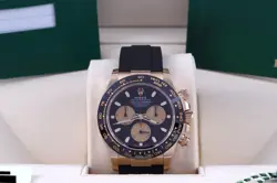 ROLEX 1 OWNER DAYTONA OYSTERFLEX BLACK PAUL NEWMAN GOLD BOX/PAPERS 116518LN