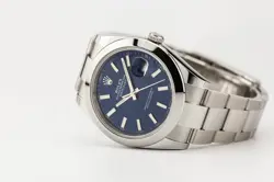 ROLEX DATEJUST 41 BLUE STICK DIAL OYSTER 126300