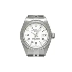 ROLEX 79240 OYSTER PERPETUAL LADIES DATE WHITE 26MM WATCH 1999