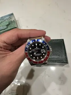 Rolex 1993 GMT-Master 16700 Silver Oyster Bracelet Pepsi Bezel