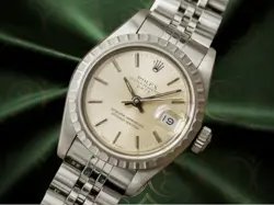 ROLEX OYSTER PERPETUAL DATE REF.69240 CAL.2135 VINTAGE SS AUTOMATIC WOMENS WATCH