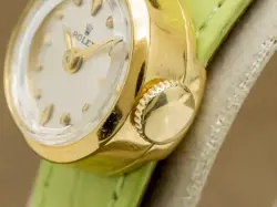 Rolex Chameleon Vintage 1950s 18K Manual Winding Womens Watch Authentic Working