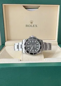 ROLEX SUBMARINER 114060 NO DATE 40MM CERAMIC BEZEL 2017 BOX & PAPERS