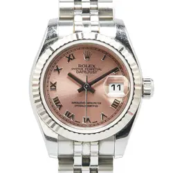 ROLEX DATEJUST WATCHES 179174 MECHANICAL AUTOMATIC PINK DIAL WOMEN 【USED】
