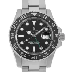 ROLEX GMT MASTER II 116710LN BLACK G NUMBER SECOND HAND MENS