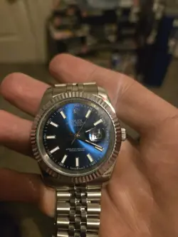 ROLEX DATEJUST OYSTER PERPETUAL COMES WITH BOX GOOD CONDITION NO PAPERS
