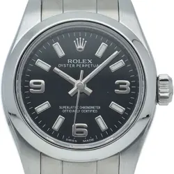 ROLEX OYSTER PERPETUAL 26 LADIES WATCH 176200 (RUNTIME) STAINLESS STEEL WOME...