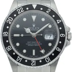 ROLEX GMT MASTER 2 16710(F) STAINLESS STEEL MENSWATCH BLACK USED
