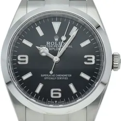 ROLEX EXPLORER 36 WATCH 124270 STAINLESS STEEL MENSWATCH BLACK BRAND-NEW ITEM
