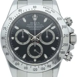 ROLEX COSMOGRAPH DAYTONA WATCH ROULETTE 116520(M) STAINLESS STEEL MENSWATCH ...