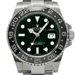 ROLEX GMT MASTER II 116710LN RANDOM SERIAL MEN'S WATCH FROM JAPAN G0424