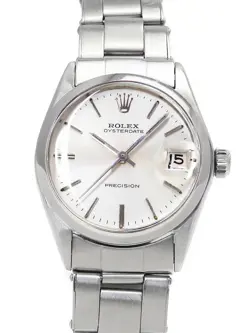 ROLEX OYSTERDATE PRECISION 6466 MEN'S MANUAL WIND WATCH CIRCA 1969 PRE-OWNED