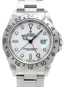 ROLEX EXPLORER II 16570 U SERIAL CIRCA 1997 MEN'S AUTOMATIC