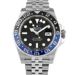 ROLEX GMT-MASTER II BATGIRL STEEL JUBILEE WATCH 126710BLNR