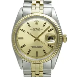 ROLEX DATEJUST ORIGINAL BOX 1974 DOMESTIC WARRANTY REF.1601 ANTIQUE