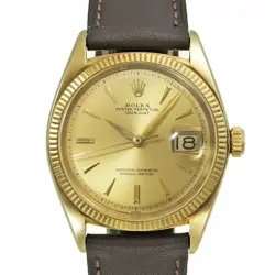 ROLEX DATEJUST K14 YELLOW GOLD VINTAGE 1961 REF.1601