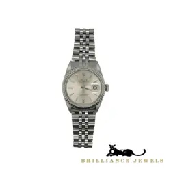 ROLEX DATEJUST SILVER DIAL 36MM REF. 16030 AFTERMARKET BRACELET