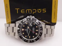 ROLEX GMT MASTER 16750 HAZELNUT DIAL OPEN SIX OPEN NINE YEAR 1984 SERVICED WATCH