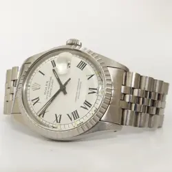 ROLEX DATEJUST 36 WHITE ROMAN 