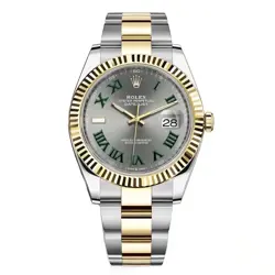 ROLEX DATEJUST 126333 WIMBLEDON DIAL TWO-TONE 41MM OYSTER BRACELET WATCH 2023