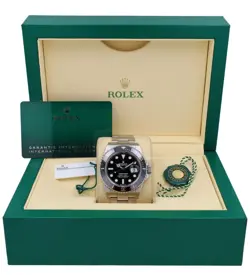 B&P ROLEX SUBMARINER 126610 41MM BLACK LUMINOUS DIAL ROTATING BEZEL