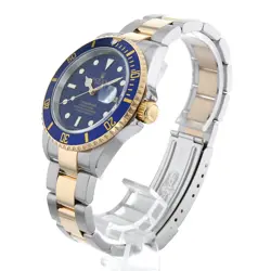 ROLEX SUBMARINER DATE 16613 BLUE F NUMBER SECOND HAND MENS