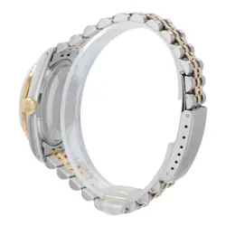 ROLEX MENS DATEJUST TWOTONE WATCH BLUE DIAMOND DIAL & BEZLE JUBILEE BAND 36MM