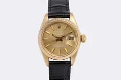 ROLEX DATEJUST 6917 18K YELLOW GOLD 26MM WATCH