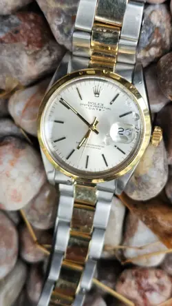 VINTAGE ROLEX OYSTER PERPETUAL DATE 1500 MEN'S AUTOMATIC WATCH 1978