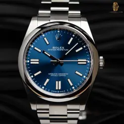 ROLEX OYSTER PERPETUAL 124300 BLUE DIAL OYSTER BRACELET, BRAND NEW 2025 SET