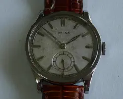 ROLEX CALATRAVA REF.2318 SILVER DIAL ANTIQUE VINTAGE HAND WINDING WRISTWATCH