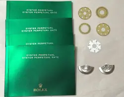 ROLEX DATEJUST - SUBMARINER OSCILLATING WEIGHT ROTOR AND CALENDAR DISC. GENUINE