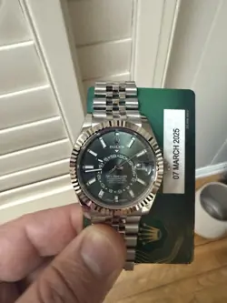 Rolex Sky Dweller Green Dial 42MM Jubilee 336934 2025 NEW Green Box
