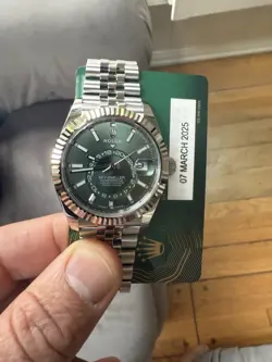 Rolex Sky Dweller Green Dial 42MM Jubilee 336934 2025 NEW Green Box
