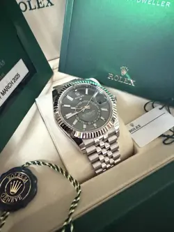 Rolex Sky Dweller Green Dial 42MM Jubilee 336934 2025 NEW Green Box