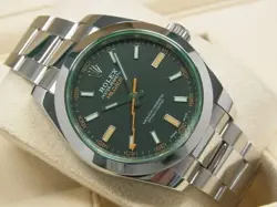 ROLEX MILGAUSS  BLACK DIAL 116400GV '22 PURCHASED MENS116400GV