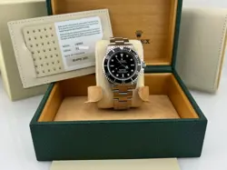 ROLEX SUBMARINER 14060 STAINLESS STEEL BOX SERVICE PAPER 40MM