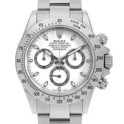 ROLEX COSMOGRAPH DAYTONA 116520 WHITE V NUMBER SECOND HAND MENS
