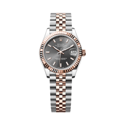 ROLEX DATEJUST 278271 'LADIES' STAINLESS STEEL ROSE GOLD SLATE DIAL (2025)
