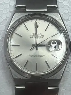 ROLEX OYSTERQUARTZ DATEJUST 17000 STAINLESS STEEL QUARTZ WATCH - 36MM